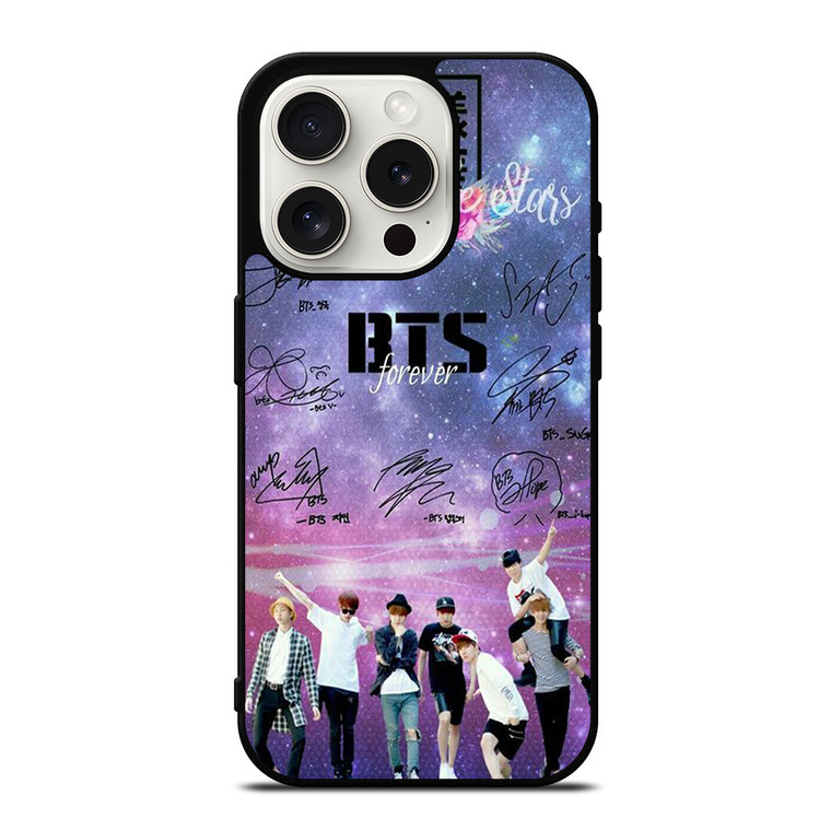 BTS VANGTAN BOYS KPOP SIGNATURE iPhone 15 Pro Case