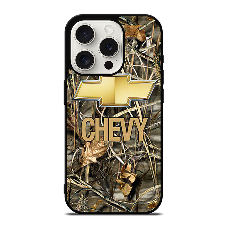 CAMO CHEVY CHEVROLET LOGO iPhone 15 Pro Case
