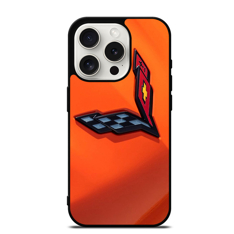 CHEVY CORVETTE LOGO WING iPhone 15 Pro Case