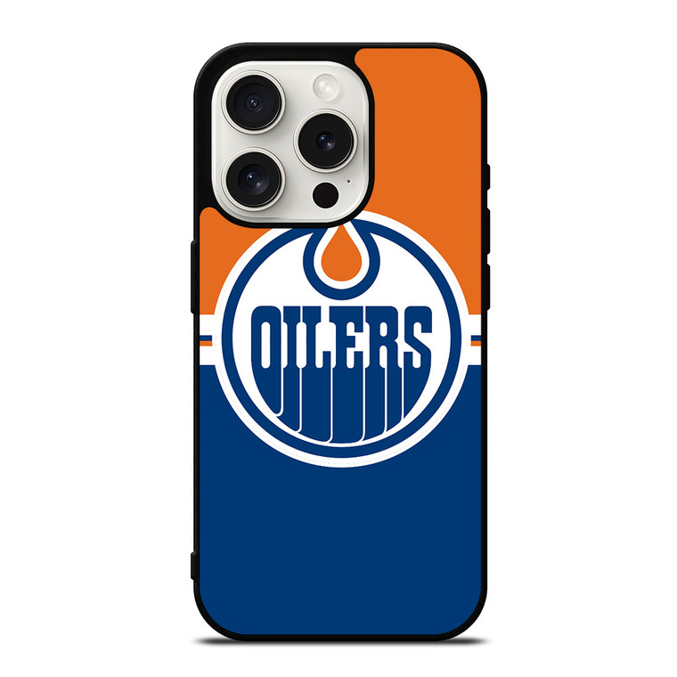 EDMONTON OILERS NHL HOCKEY TEAM LOGO iPhone 15 Pro Case