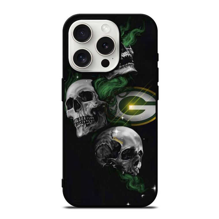 GREEN BAY PACKERS SKULLS AREA iPhone 15 Pro Case