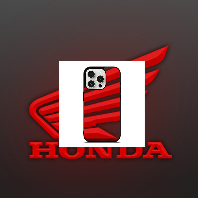 HONDA RED EMBLEM iPhone 15 Pro Case