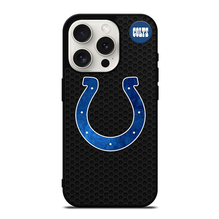 INDIANAPOLIS COLTS HEXA TEAM LOGO iPhone 15 Pro Case