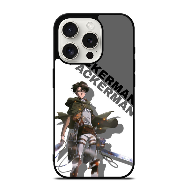 LEVI ACKERMAN ATTACK ON TITAN iPhone 15 Pro Case