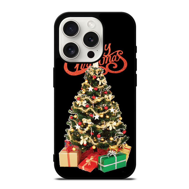 MERRY CHRISTMAS TREE iPhone 15 Pro Case