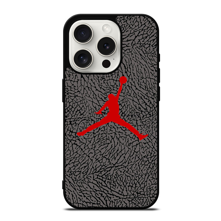 NIKE AIR JORDAN RED FLY iPhone 15 Pro Case