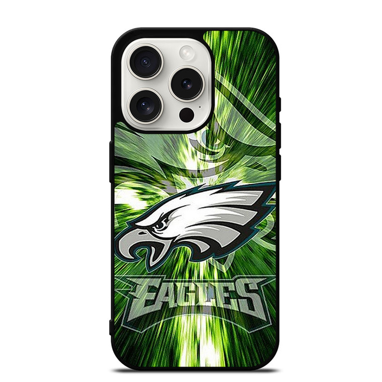 PHILADELPHIA EAGLES LOGO GREEN iPhone 15 Pro Case