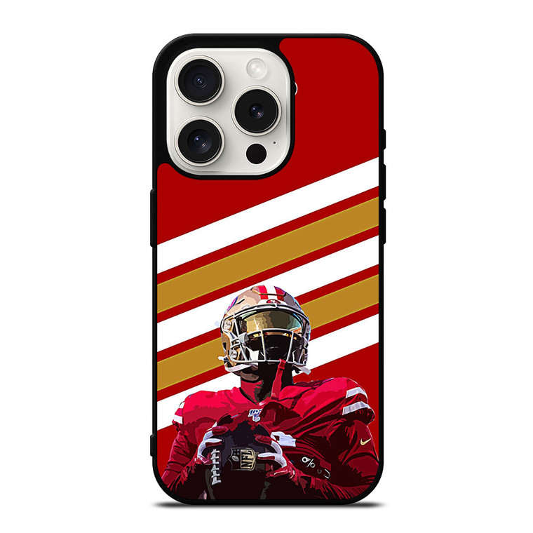 SAN FRANCISCO 49ERS FOOTBALL SF LOGO iPhone 15 Pro Case