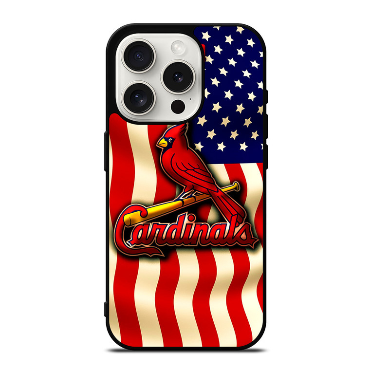 ST LOUIS CARDINALS MLB FLAG iPhone 15 Pro Case