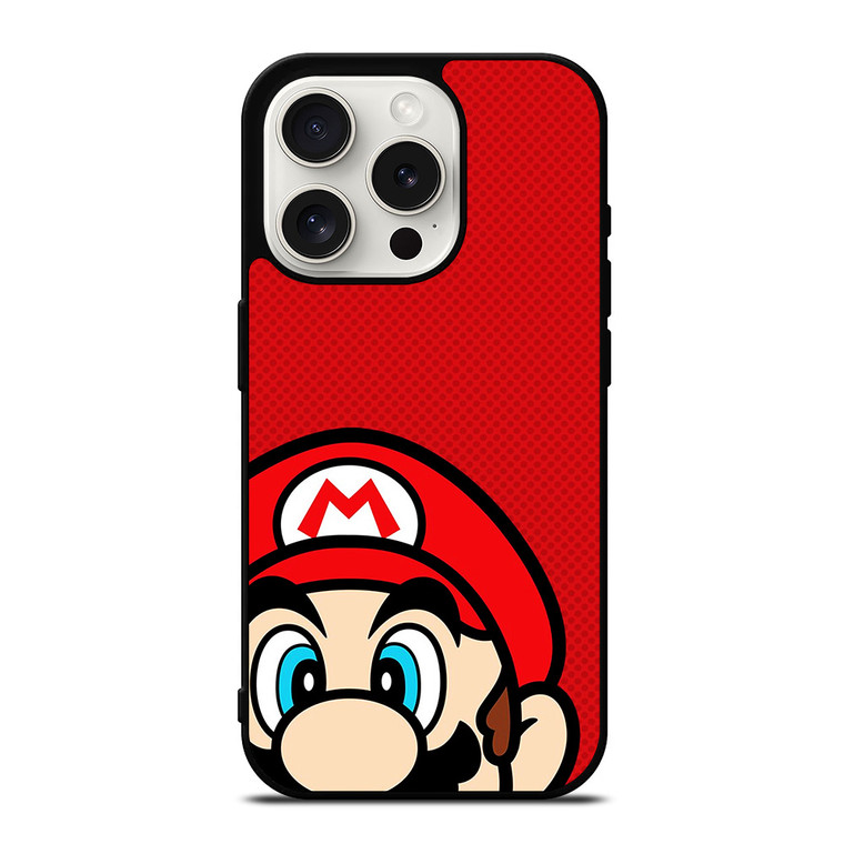 SUPER MARIO BROS FACE NINTENDO GAMES iPhone 15 Pro Case