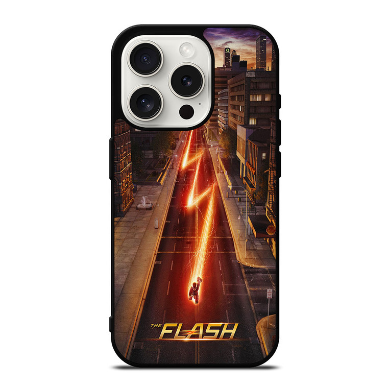 THE FLASH DCSUPERHERO LOGO iPhone 15 Pro Case