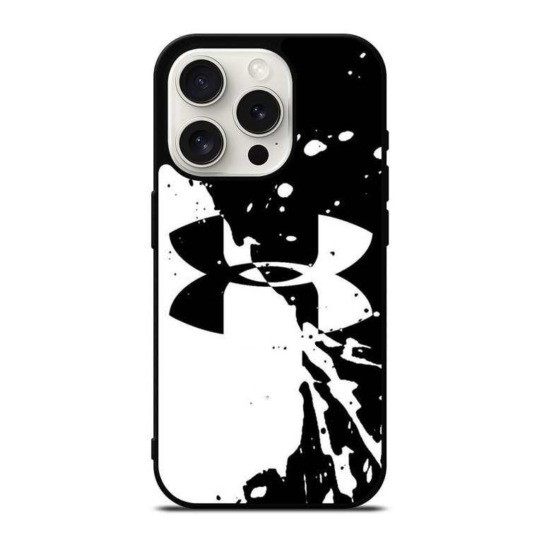 UNDER ARMOUR BLACK WHITE iPhone 15 Pro Case