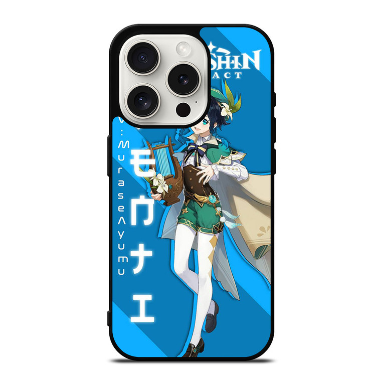 VENTI WINDBORNE BARD GENSHIN iPhone 15 Pro Case