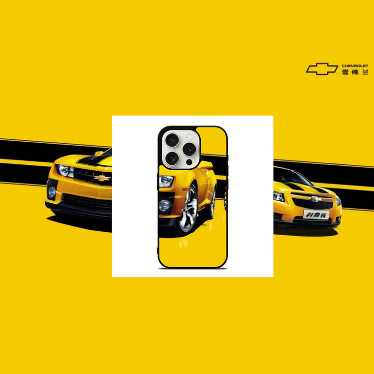 YELLOW CHEVY CAMARO iPhone 15 Pro Case