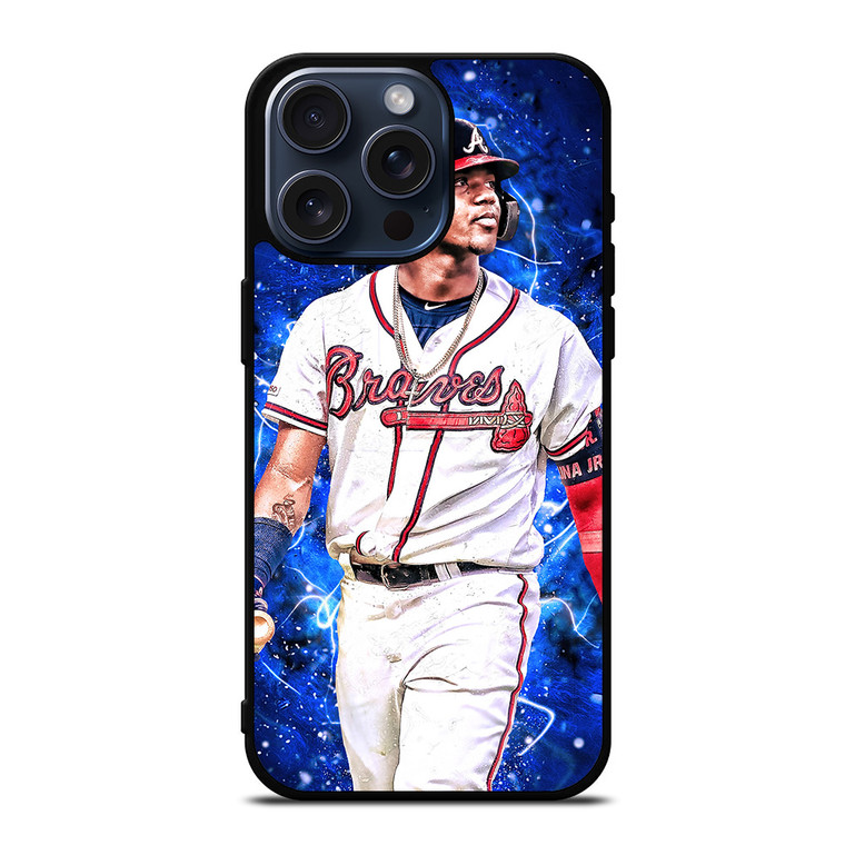 ACUNA JR ATLANTA BRAVES ART MLB iPhone 15 Pro Max Case