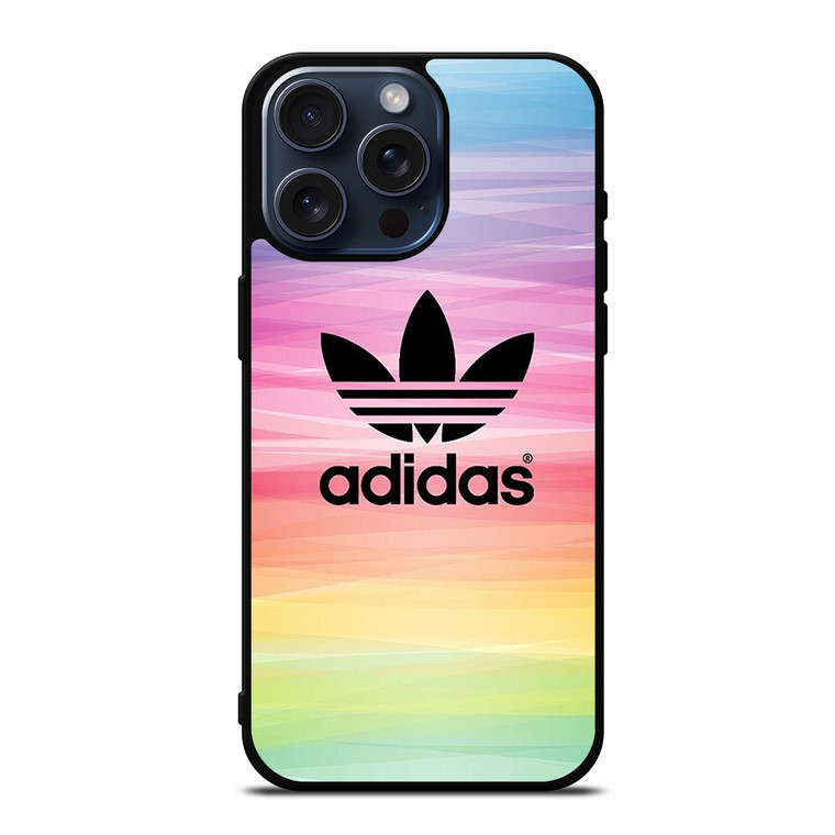ADIDAS SHOES LOGO RAINBOW iPhone 15 Pro Max Case