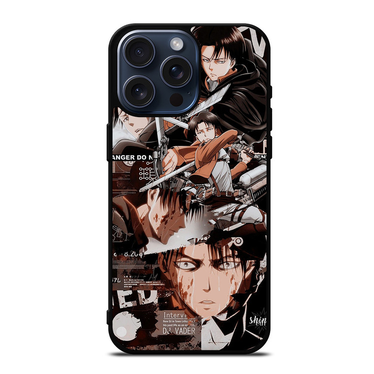 ATTACK ON TITAN SKETCH ANIME MANGA iPhone 15 Pro Max Case