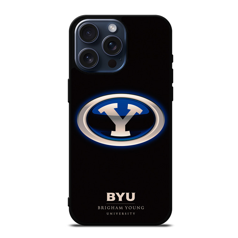 BYU COUGARS BRIGHAM YOUNG UNIVERSITY FOOTBALL iPhone 15 Pro Max Case