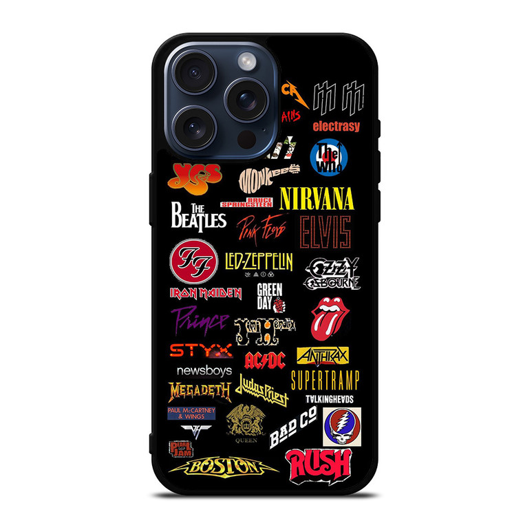 CLASSIC ROCK BAND iPhone 15 Pro Max Case