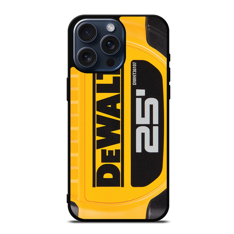 DEWALT TAPE MEASURE DWHT36107 iPhone 15 Pro Max Case