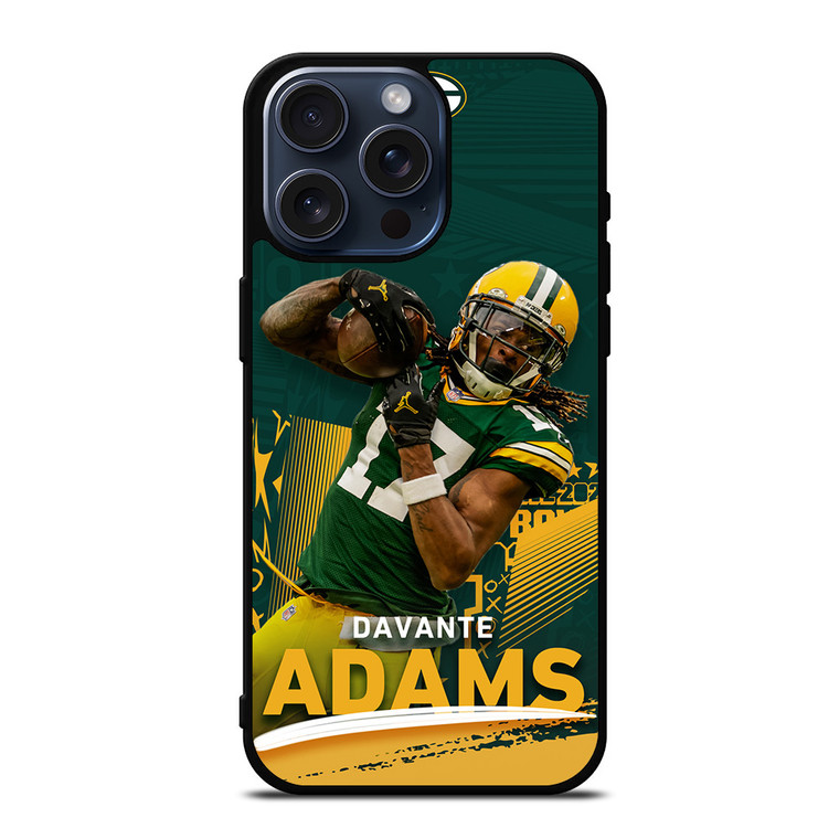GREEN BAY PACKERS DAVANTE ADAMS iPhone 15 Pro Max Case