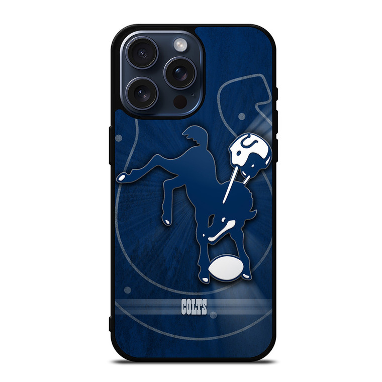 INDIANAPOLIS COLTS HORSE LOGO iPhone 15 Pro Max Case