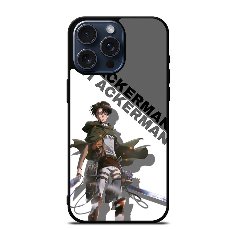 LEVI ACKERMAN ATTACK ON TITAN iPhone 15 Pro Max Case