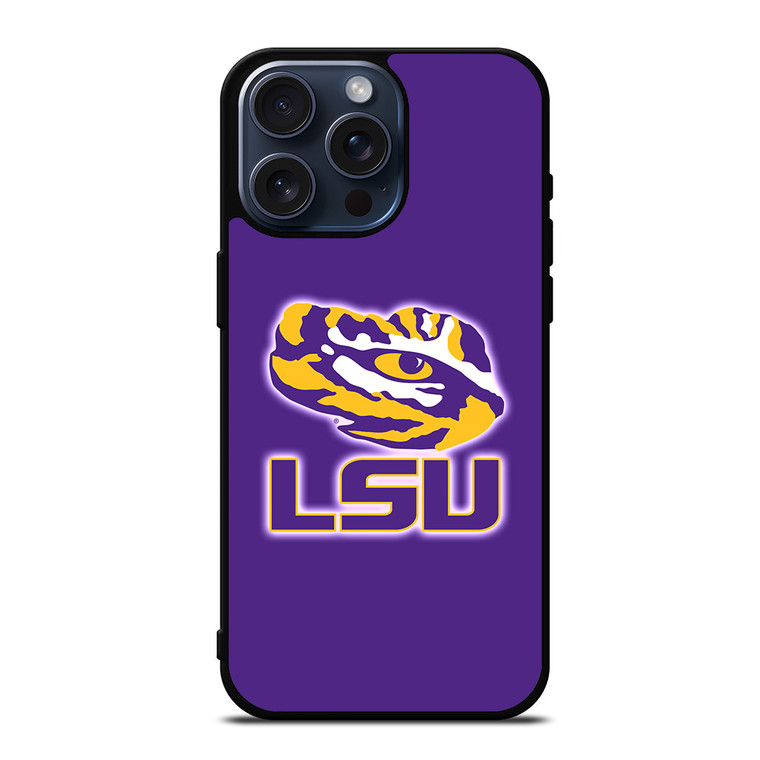 LSU TIGERS EYES LOGO iPhone 15 Pro Max Case