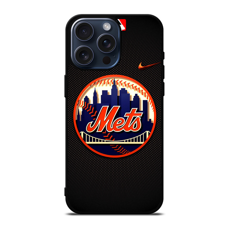 NEW YORK METS MLB WALLPAPER iPhone 15 Pro Max Case