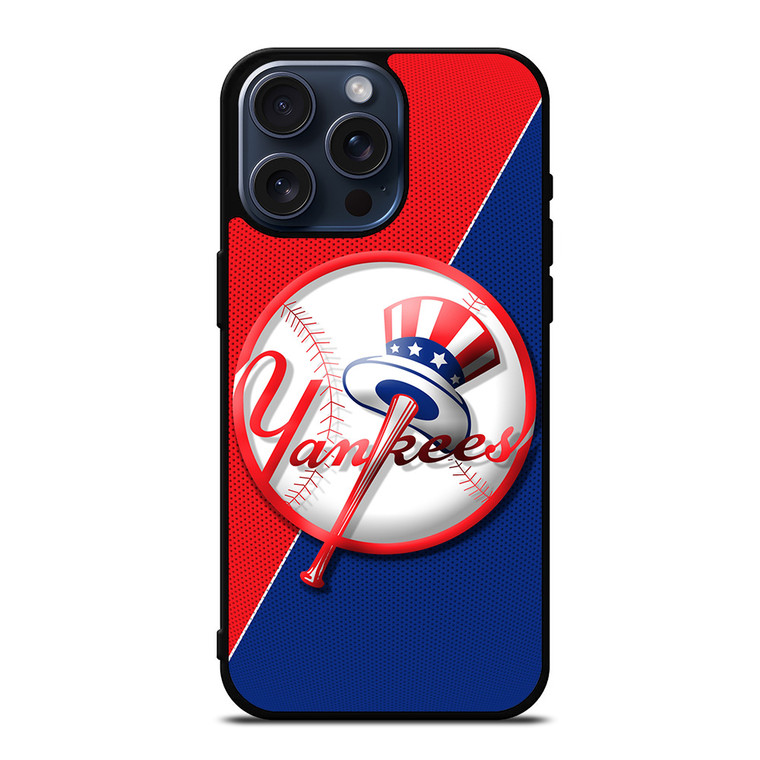 NEW YORK YANKEES MLB HAT ICON iPhone 15 Pro Max Case NEW YORK YANKEES MLB HAT ICON iPhone 15 Pro Max Case
