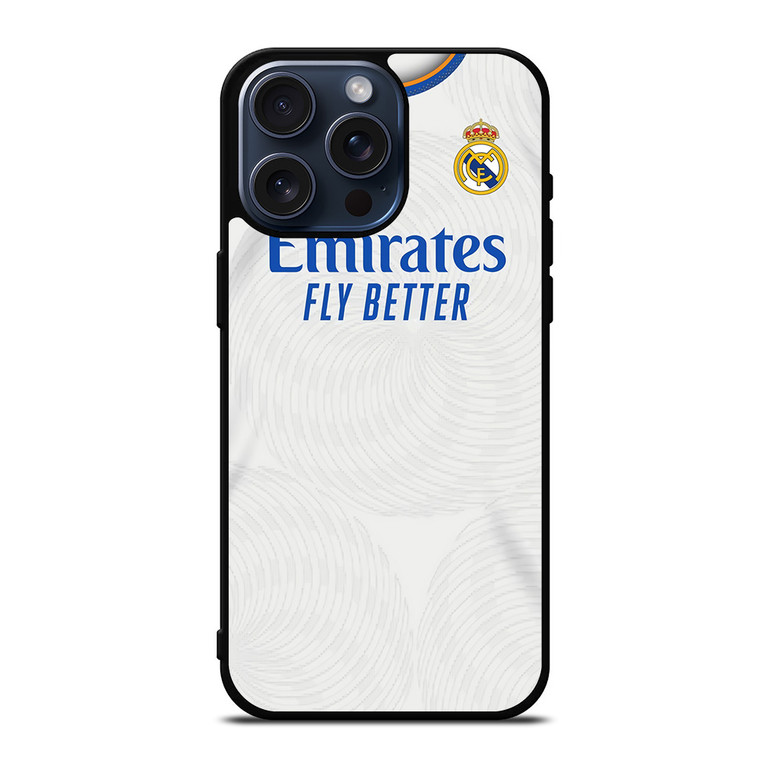 REAL MADRID 2021 HOME JERSEY iPhone 15 Pro Max Case REAL MADRID 2021 HOME JERSEY iPhone 15 Pro Max Case