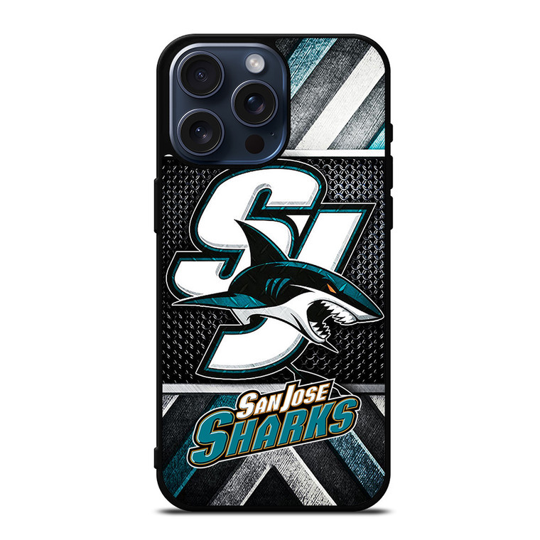 SAN JOSE SHARKS LOGO NHL iPhone 15 Pro Max Case