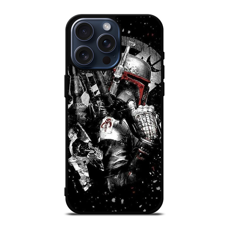 STAR WARS BOBA FETT ART iPhone 15 Pro Max Case
