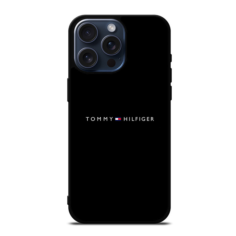 TOMMY HILFIGER BLACK WALL iPhone 15 Pro Max Case