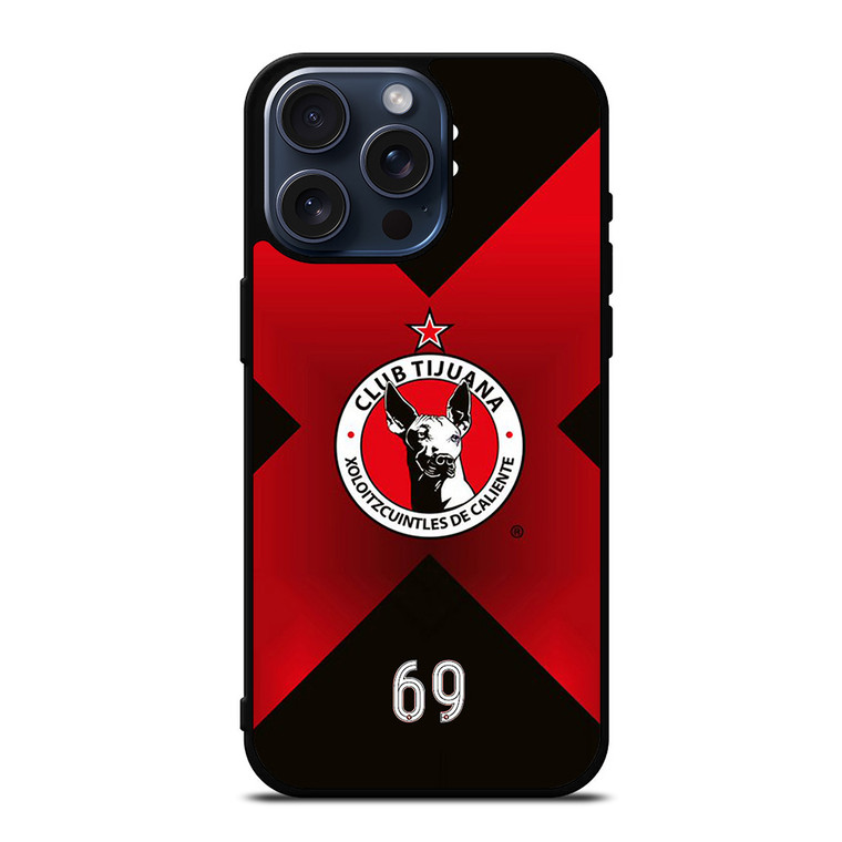 XOLOS TIJUANA JERSEY iPhone 15 Pro Max Case