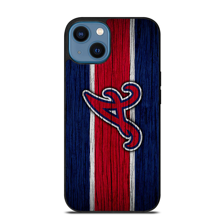ATLANTA BRAVES MLB LOGO STRIPS iPhone 14 Case