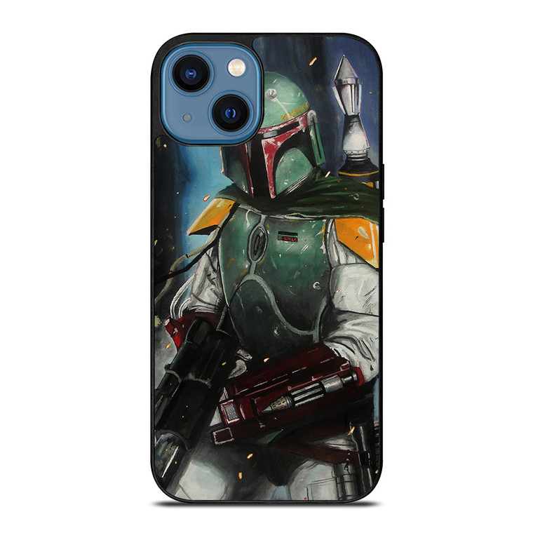 BOBA FETT STAR WARS ART iPhone 14 Case