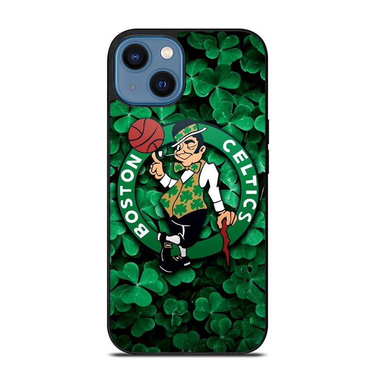 BOSTON CELTICS GREEN LOGO BASKETBALL TEAM iPhone 14 Case