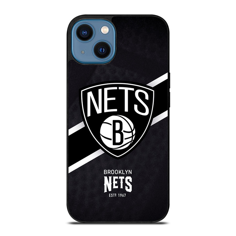 BROOKLYN NETS BASKETBAL TEAM LOGO EST 1967 iPhone 14 Case