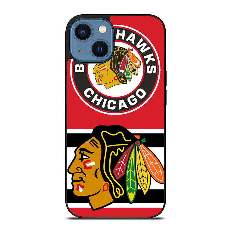 CHICAGO BLACKHAWKS NHL LOGO iPhone 14 Case