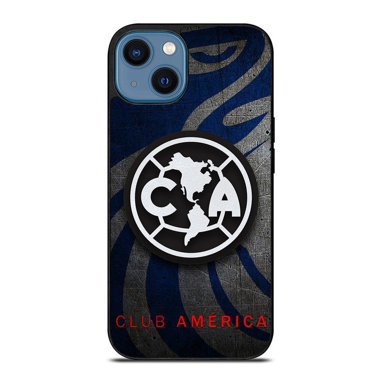 CLUB AMERICA DE FUTBOL LOGO BLUE iPhone 14 Case