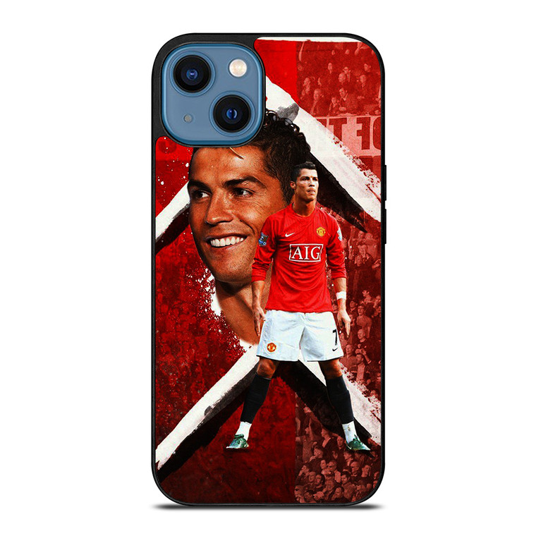 CRISTIANO RONALDO MAN UNITED STAR 7 iPhone 14 Case