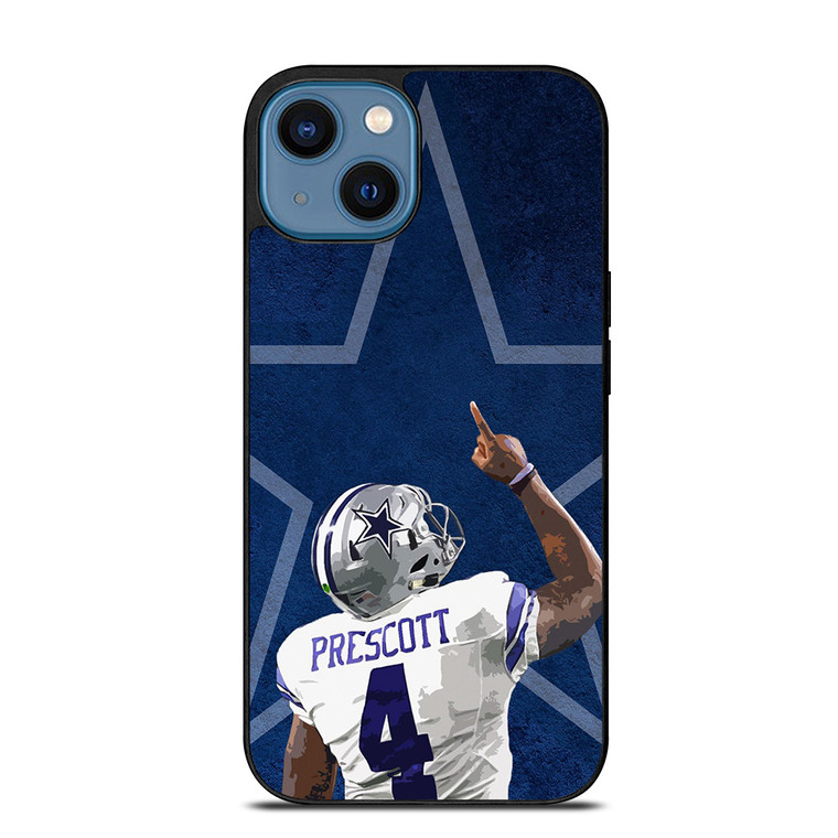 DAK PRESCOTT COWBOYS DALLAS COWBOYS FOOTBALL FOUR iPhone 14 Case