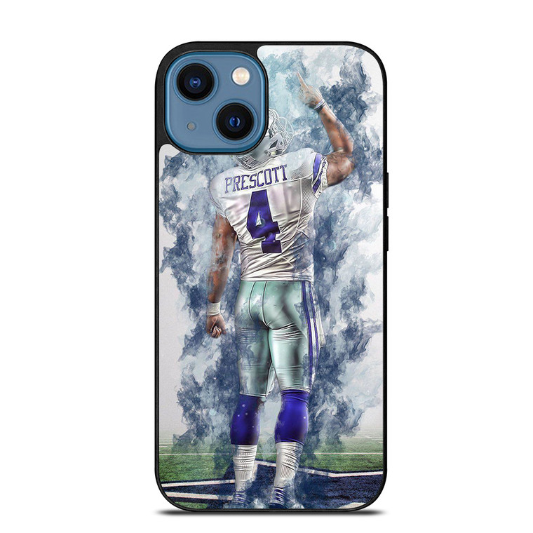 DAK PRESCOTT SMOKE COWBOYS DALLAS COWBOYS FOOTBALL iPhone 14 Case