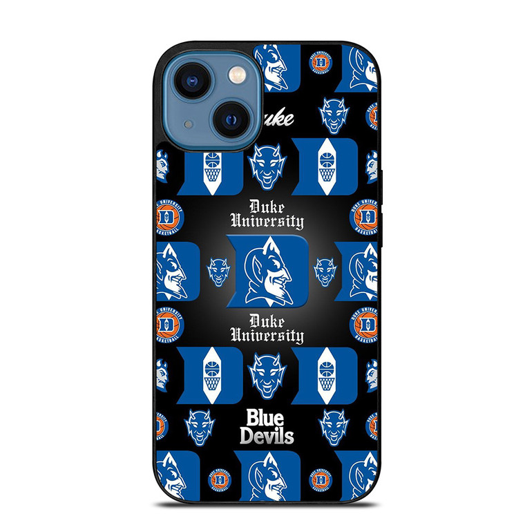 DUKE BLUE DEVILS LOGO BASKETBALL COLLAGE iPhone 14 Case