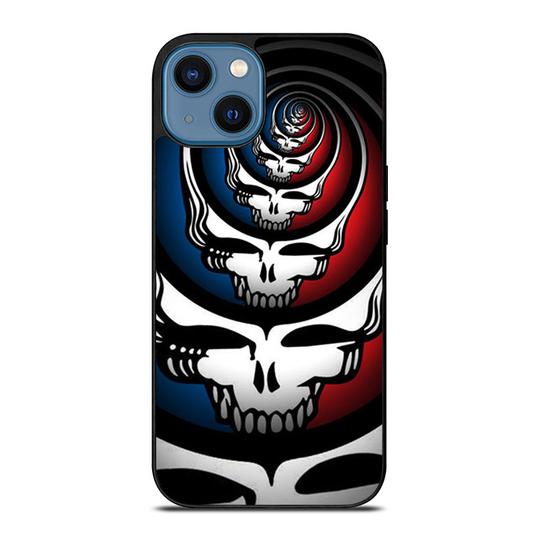 GRATEFUL DEAD SKULL ROUNDED iPhone 14 Case