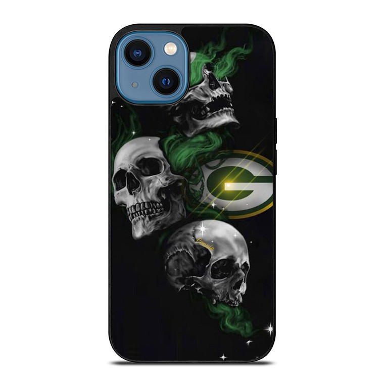 GREEN BAY PACKERS SKULLS AREA iPhone 14 Case