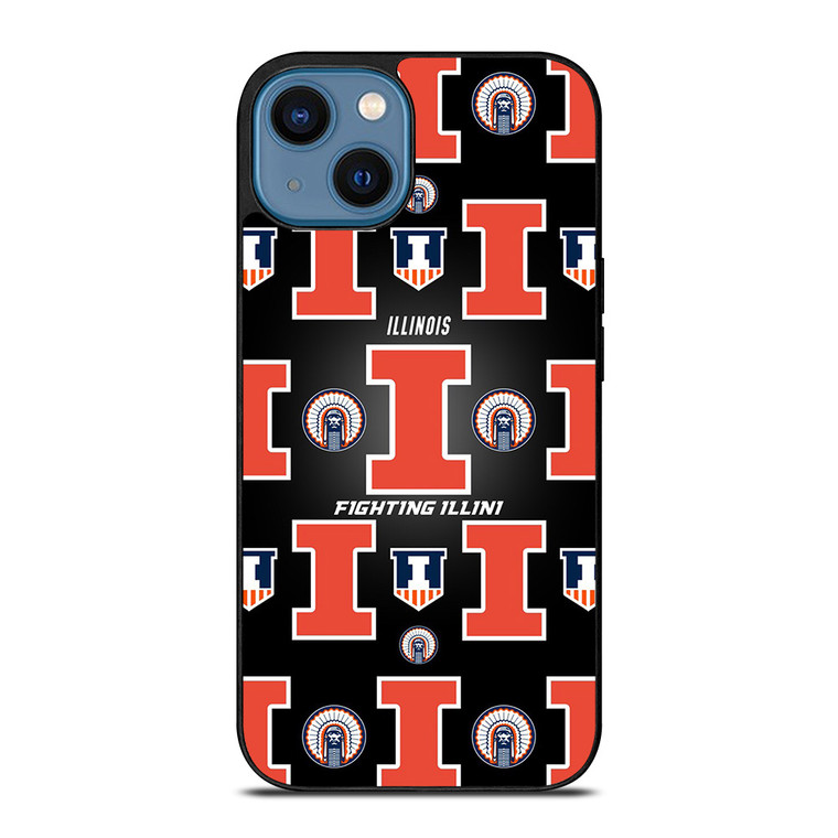 ILLINOIS FIGHTING ILLINI LOGO iPhone 14 Case