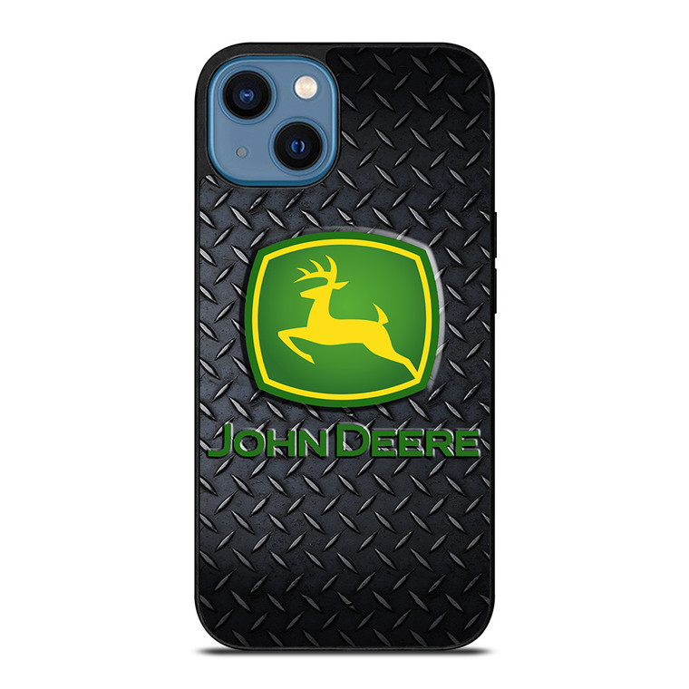 JOHN DEERE METAL EMBLEM iPhone 14 Case