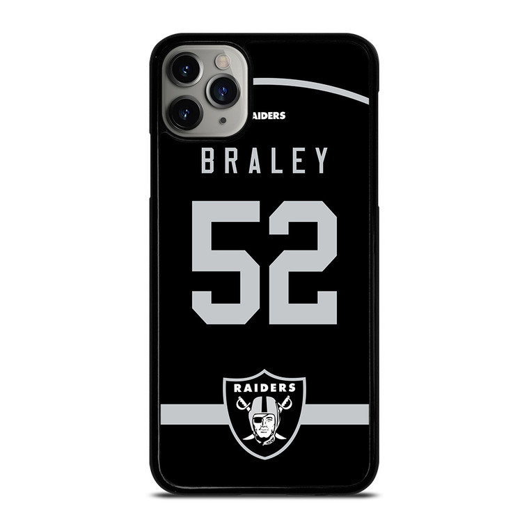 OAKLAND RAIDERS BRALEY iPhone 11 Pro Max Case OAKLAND RAIDERS BRALEY iPhone 11 Pro Max Case